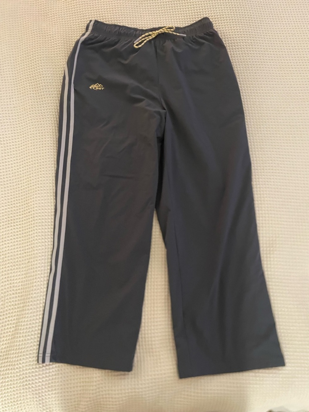SET ACTIVE NYLON TRACK DRAWSTRING STRAIGHT LEG PANTS - HIMALAYA - Picture 5 of 7